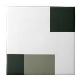 黒い正方形、小（4.25インチx 4.25インチ） タイル (正面)