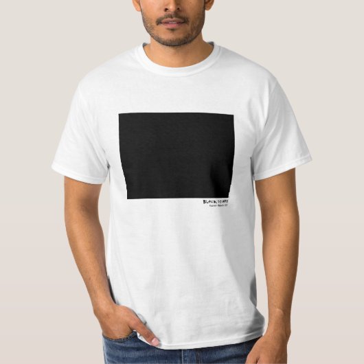 黒い正方形、Kazimir Malevich 1915年 Tシャツ (正面)