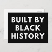 黒い歴史で作られたはがき ポストカード (正面/裏面)