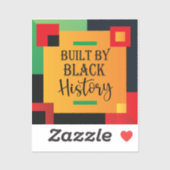 黒い歴史で作られた – 黒い歴史の月 シール (シート)