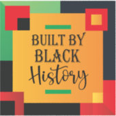 黒い歴史で作られた – 黒い歴史の月 シール (正面)