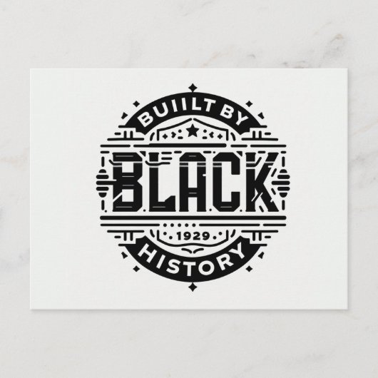 黒い歴史によって作られる ポストカード (正面)