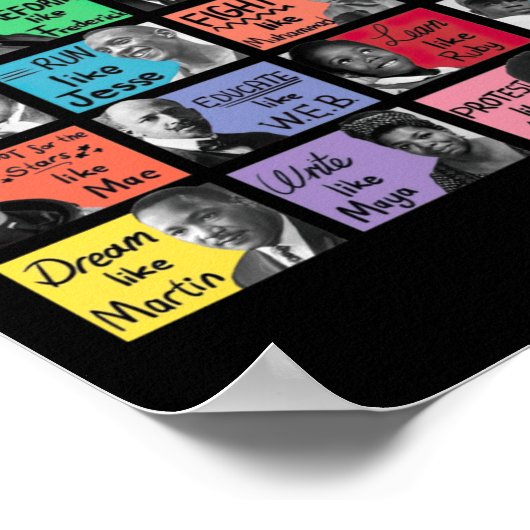 黒い歴史のステッ学クから私たちは何か ポスター (角)