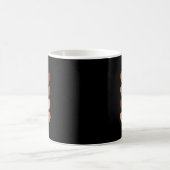 黒い歴史の中に同じハート月キャンディハート コーヒーマグカップ (中央)