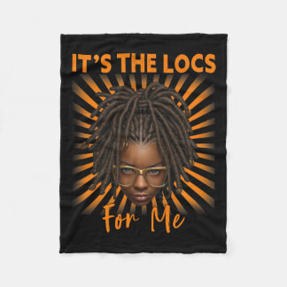 黒い歴史の月がメラニン化した場所だ フリースブランケット