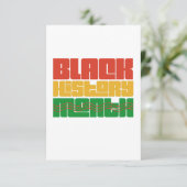 黒い歴史の月たった一ヶ月以上だ サンキューカード (スタンド正面)