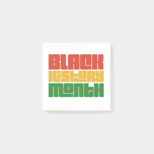 黒い歴史の月たった一ヶ月以上だ ポストイット (正面)