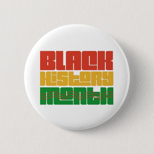 黒い歴史の月たった一ヶ月以上だ 缶バッジ (正面)