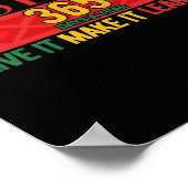 黒い歴史の月学は生きている ポスター (角)