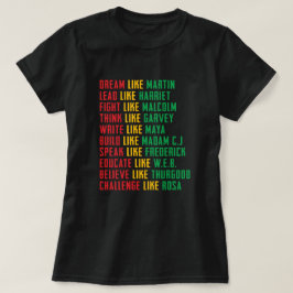 黒い歴史の月、夢のようなマーティンTシャツ Tシャツ