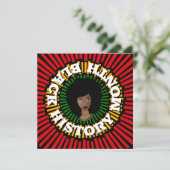 黒い歴史の月、太陽の光、黒い女性 カード (スタンド正面)