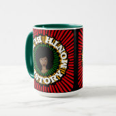 黒い歴史の月、太陽の光、黒い女性 マグカップ (正面左)