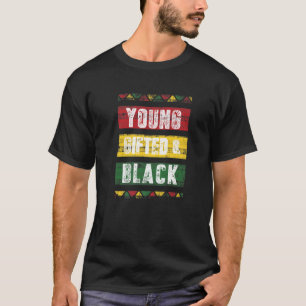 黒い歴史の月T若い才能アフリカ人女性A Tシャツ