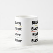 黒い歴史の…黒い未来のマグ コーヒーマグカップ (中央)