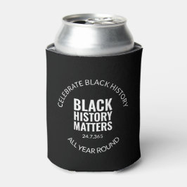 黒い歴史はパーソナライズされた祝BHM 缶クーラー