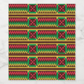 黒い歴史アフリカの民族色 ワインラベル (シングルラベル)