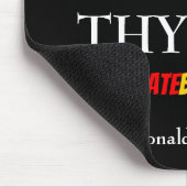 黒い歴史パーソナライズされたの月は自分を知っている マウスパッド (コーナー)