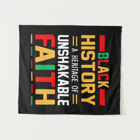 黒い歴史不動の伝統A タペストリー (正面(横))