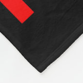 黒い歴史月の期間アフリカンアメリカン・ブラック フリースブランケット (角)