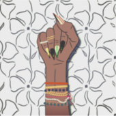 黒い歴史月の献上品:アフリカのディアスポラ・ハン シール (正面)