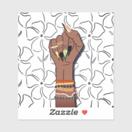 黒い歴史月の献上品：アフリカのディアスポラ・ハン シール