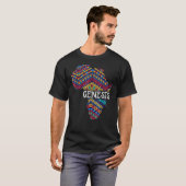 黒い歴史月創世記アフリカ系アメリカ人ギフト Tシャツ (正面フル)