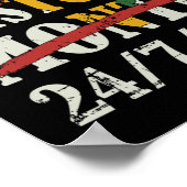 黒い歴史月247365アフリカ地図と国旗 ポスター (角)