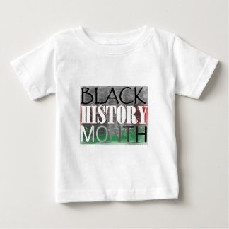 黒い歴史月(アフリカの旗) ベビーTシャツ