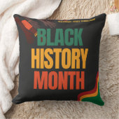 黒い歴史月 – レガシーと文化を称える クッション (ブランケット)