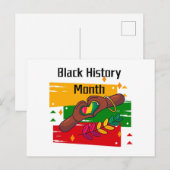 黒い歴史祝の月々の台頭 ポストカード (正面/裏面)