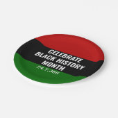 黒い歴史祝月 | 赤黒緑 ペーパープレート (アングル)