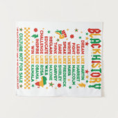 黒い歴史 – 好きなように タペストリー (正面(横))