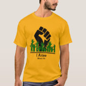 黒い歴史 – I ARISE - パーソナライズされた Micah 7:8 Tシャツ (正面)