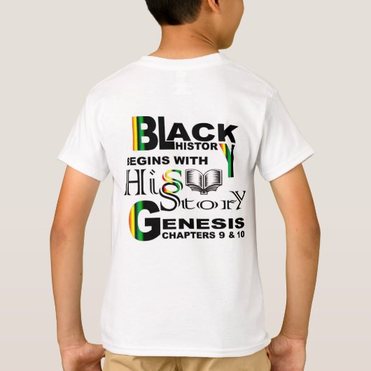 黒い歴史 Tシャツ (裏面)