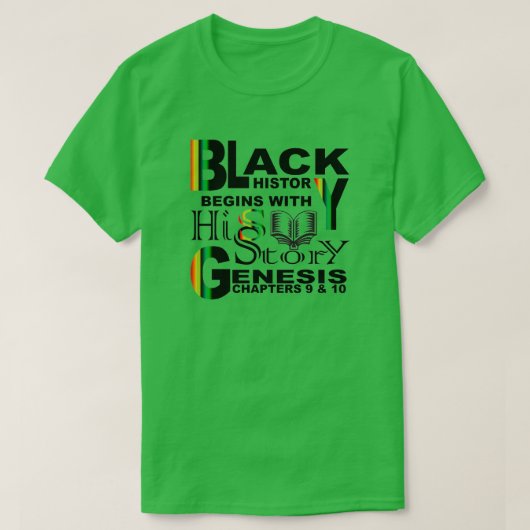 黒い歴史HiSStory Tシャツ (デザイン正面)