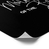 黒い母の花嫁 予約席 追悼 結婚式 ポスター (角)