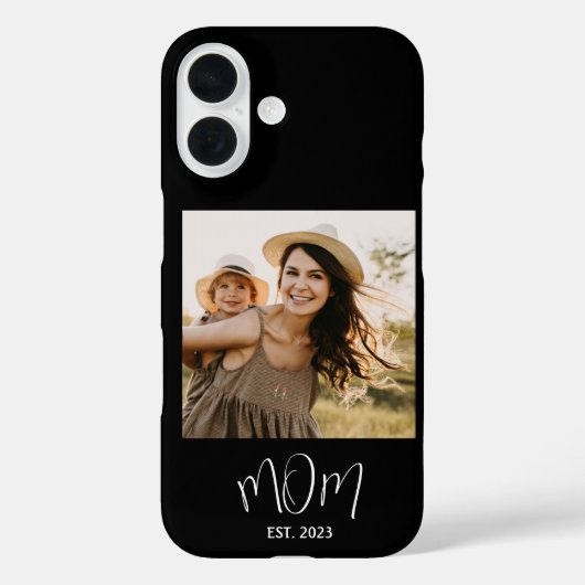 黒い母はスクリプトを確立したフォトケースメイト Case-Mate iPhoneケース (裏面)