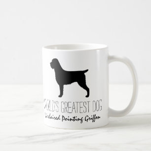 黒い毛を持つ、グリフォン世界一の犬 コーヒーマグカップ