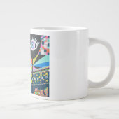 黒い気球 ジャンボコーヒーマグカップ (右)