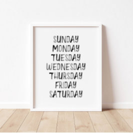 黒い水の色の日の週のポス学ター ポスター