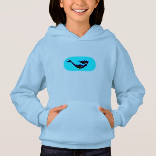 黒い水中の人魚 (正面)