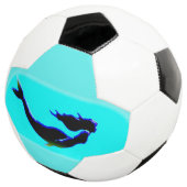 黒い水中の人魚 サッカーボール (3/4)