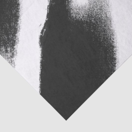 黒い水彩画の縞の抽象芸術 薄葉紙 (詳細)