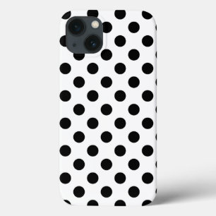 黒い水玉模様が白いCase-Mate iPhoneケース iPhone 13ケース