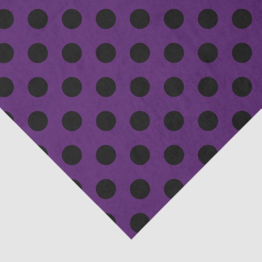 黒い水玉模様を梅の紫 薄葉紙 (詳細)