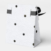 黒い水玉模様を白に フェイバーボックス (裏面サイド)