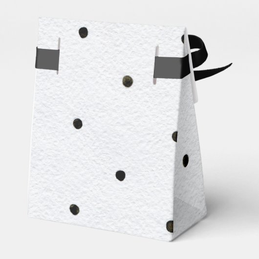 黒い水玉模様を白に フェイバーボックス (裏面サイド)