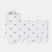 黒い水玉模様を白に フェイバーボックス (折り畳みなし)