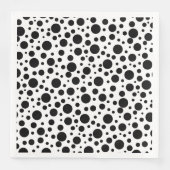 黒い水玉模様オンホワイト | (正面)