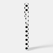 黒い水玉模様オンホワイト Case-Mate iPhoneケース (裏面 / 左)